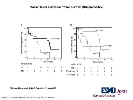 Kaplan-Meier curves for overall survival (OS) probability.