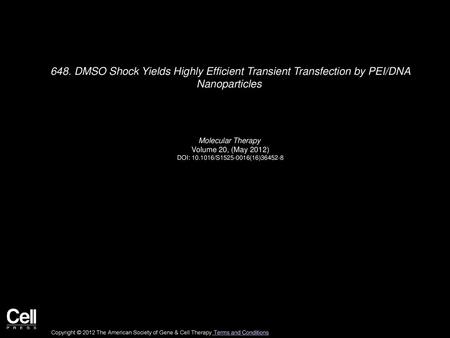 Molecular Therapy  Volume 20, (May 2012) DOI: /S (16)