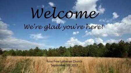 Rose Free Lutheran Church