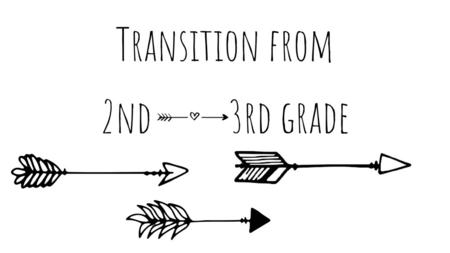 Transition from 2nd 3rd grade.