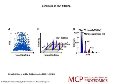 Schematic of MS1 filtering.