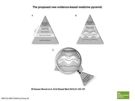 The proposed new evidence-based medicine pyramid.