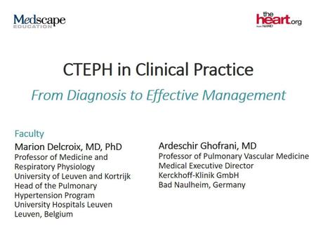 CTEPH in Clinical Practice