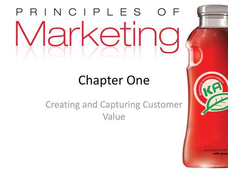 Creating and Capturing Customer Value