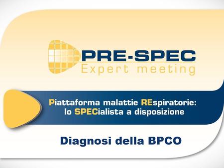 Diagnosi della BPCO 1.