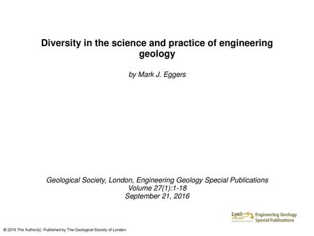 Diversity in the science and practice of engineering geology