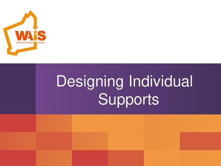 Designing Individual Supports