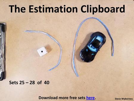 The Estimation Clipboard Download more free sets here.