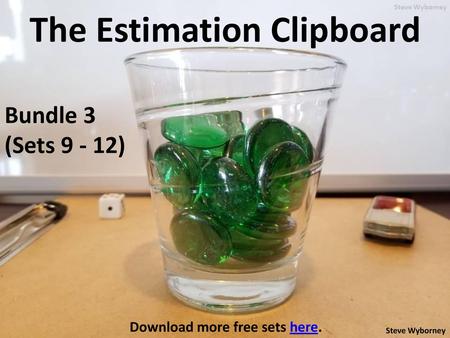 The Estimation Clipboard Download more free sets here.