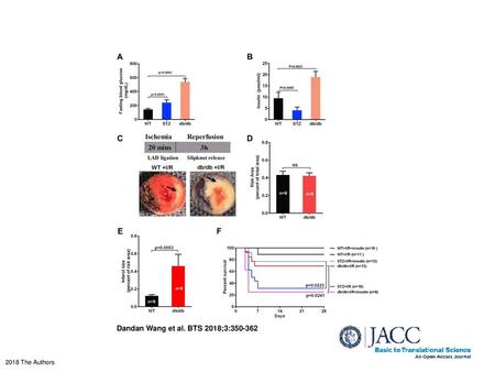 Dandan Wang et al. BTS 2018;3:350-362 Diabetes Exacerbates Myocardial Infarction and Ischemia/Reperfusion Injury (A) Comparison of fasting blood glucose.