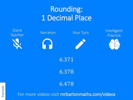 Rounding: 1 Decimal Place