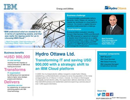 Hydro Ottawa Ltd. ≈USD 900,000 Transforms Delivers