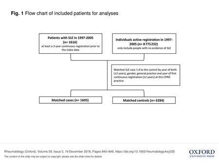 Fig. 1 Flow chart of included patients for analyses