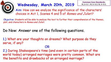 Common Core Standards: