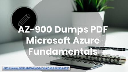 AZ-900 Dumps PDF Microsoft Azure Fundamentals