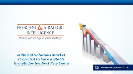 eClinical Solutions Market Projected to have a Stable Growth for the Next Few Years.