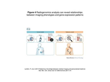 Figure 4 Radiogenomics analysis can reveal relationships