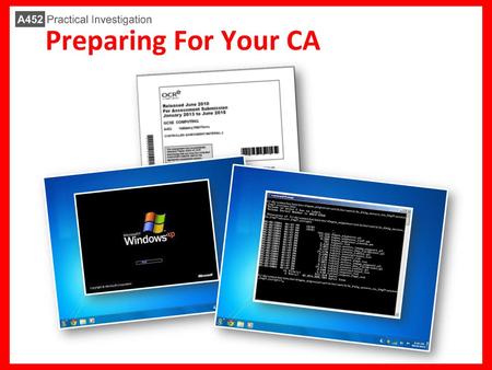 Preparing For Your CA.