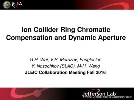 Ion Collider Ring Chromatic Compensation and Dynamic Aperture