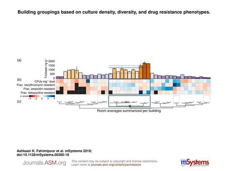 Building groupings based on culture density, diversity, and drug resistance phenotypes. Building groupings based on culture density, diversity, and drug.