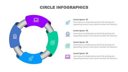 CIRCLE INFOGRAPHICS Lorem Ipsum 01 Lorem Ipsum 02 Lorem Ipsum 03