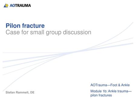 Case for small group discussion