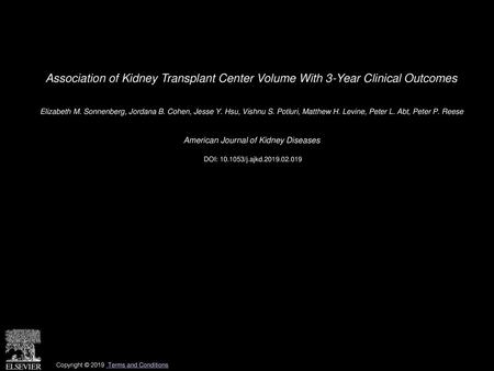 American Journal of Kidney Diseases