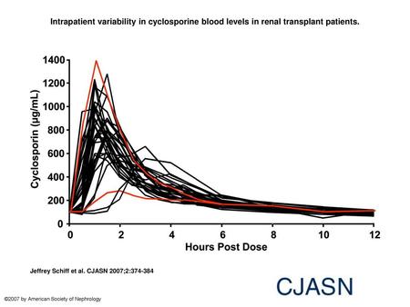 Intrapatient variability in cyclosporine blood levels in renal transplant patients. Intrapatient variability in cyclosporine blood levels in renal transplant.